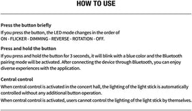 Lightstick shown in multi-use scenarios for parties and events