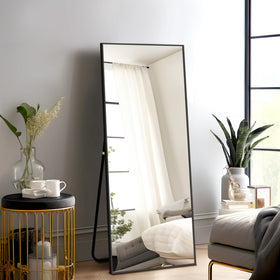 NicBex dressing-room mirror on a stand for outfit checks