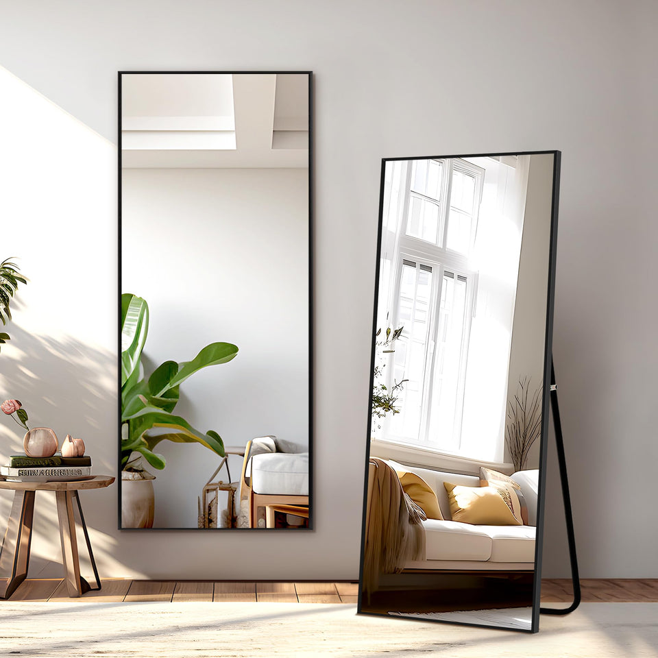 NicBex full-length mirror with stand for full-body view and versatile placement