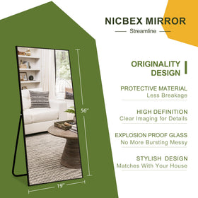 NicBex lean-against-wall setup ideal for quick room updates