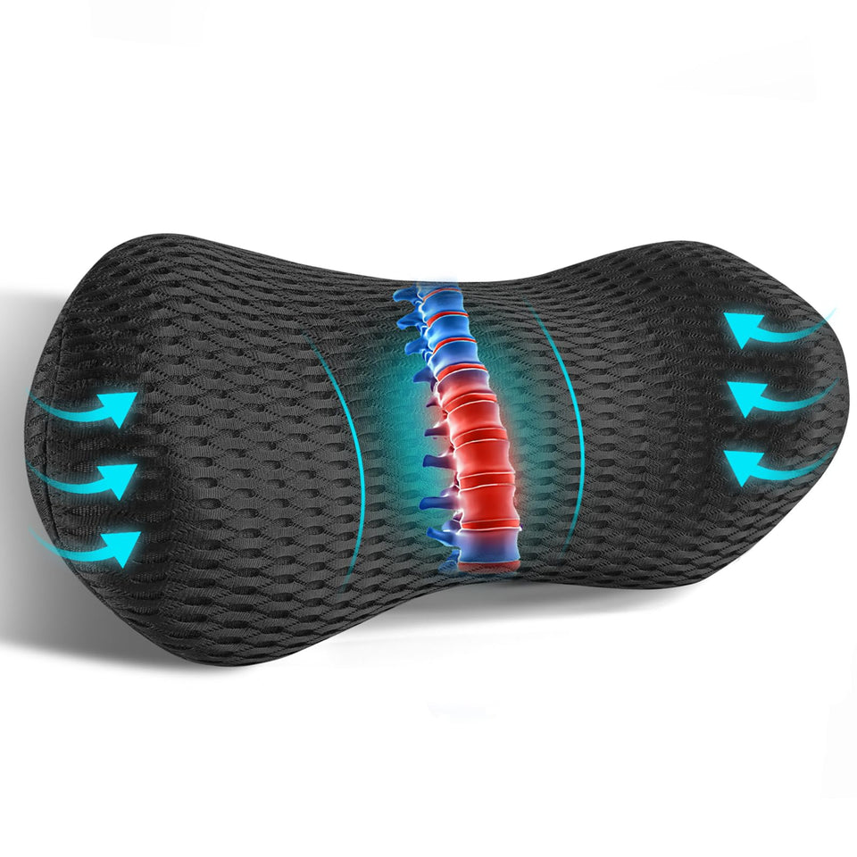 Niceeday lumbar pillow front view for daily seating comfort