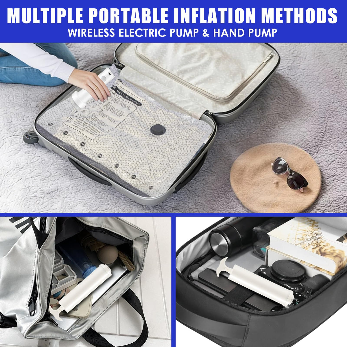 NICELINK large bags 19-7 by 23-6 accommodate coats and bulky items.