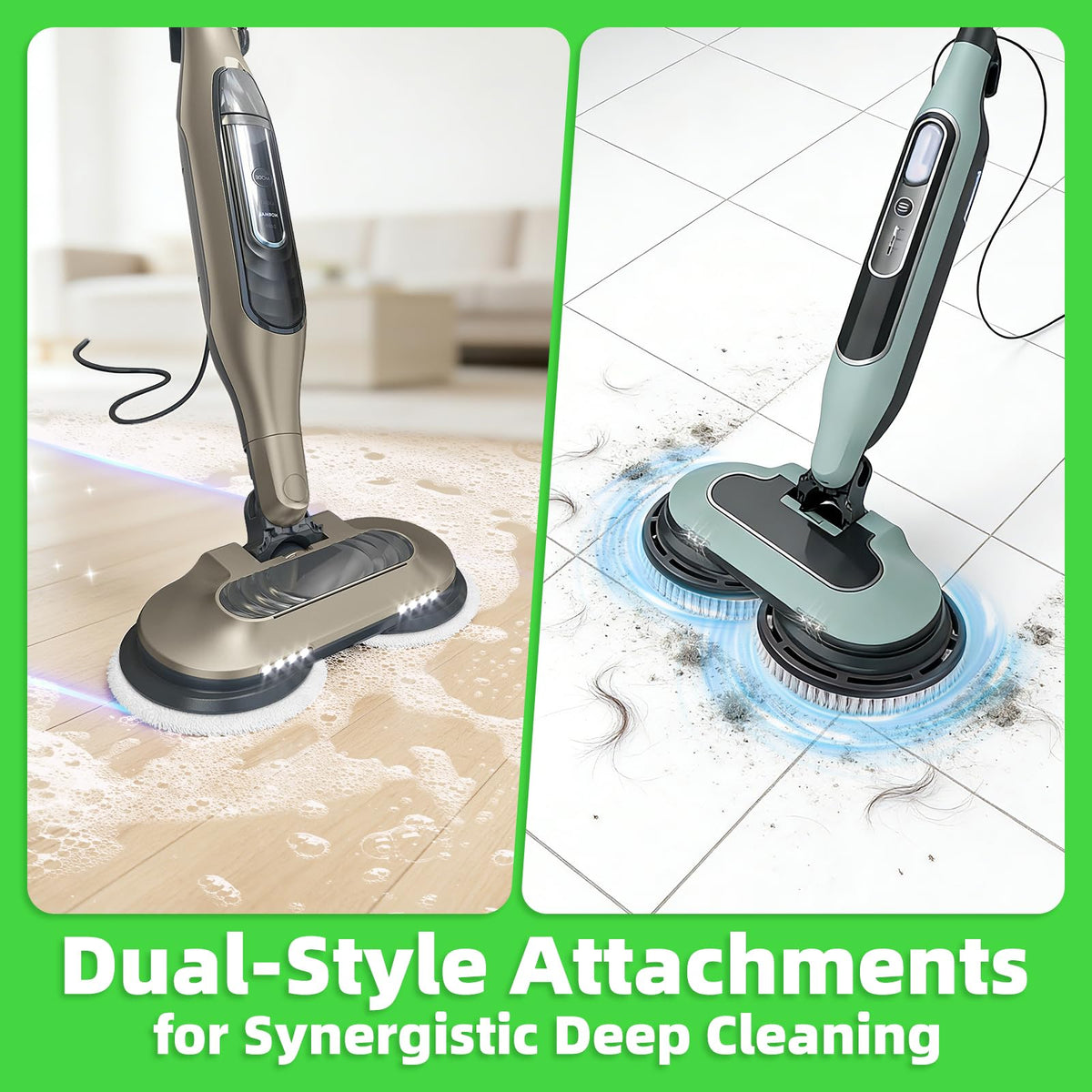 Nicemiya compatibility highlights fit with multiple Shark mops.