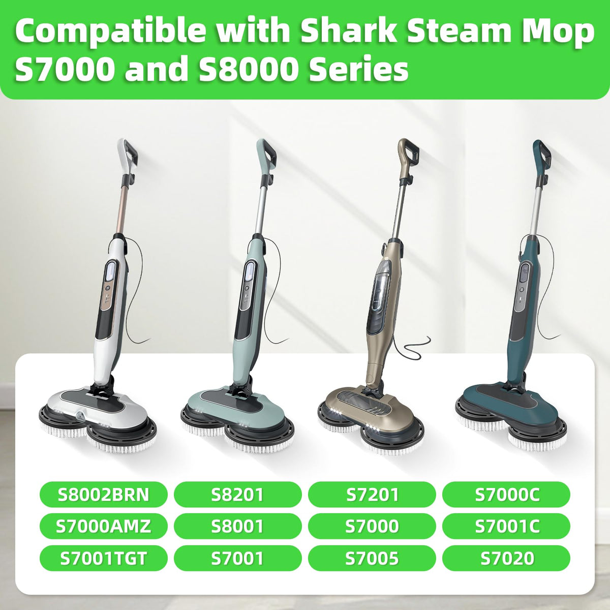 Nicemiya mop attachment shows a secure, non-slip connection during scrubbing.