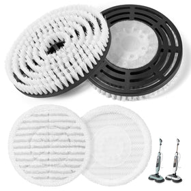 Nicemiya brush heads in action deliver focused grime removal on sealed floors for tough stains.