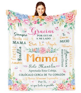 Nicetous birthday blanket for mom, 50x60 inches, cozy gift idea