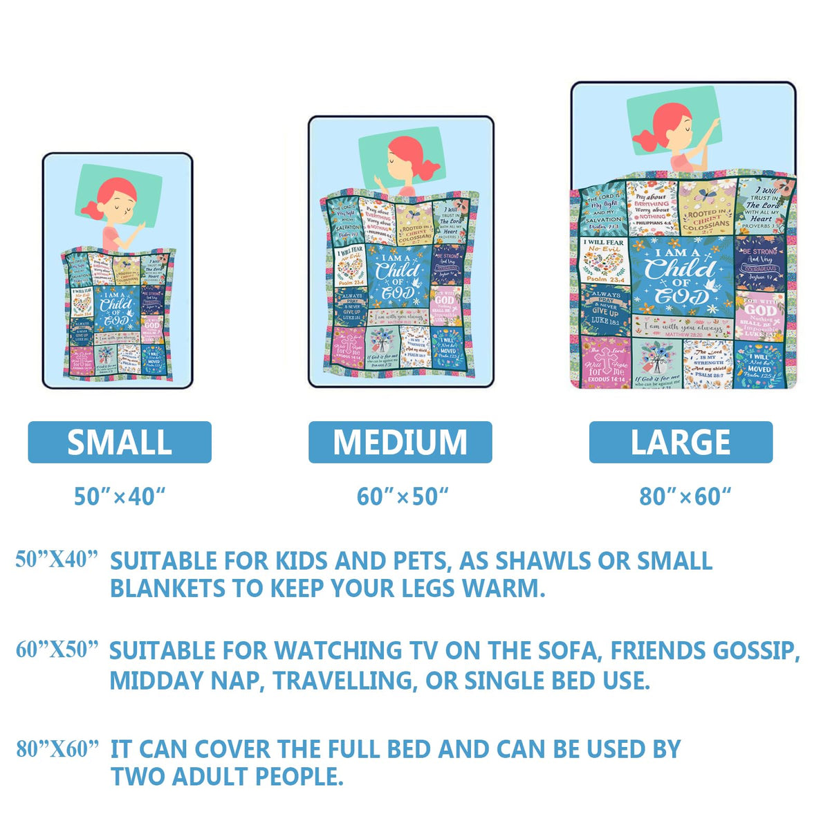 Easy-care Nicetous blanket; machine washable for everyday convenience.