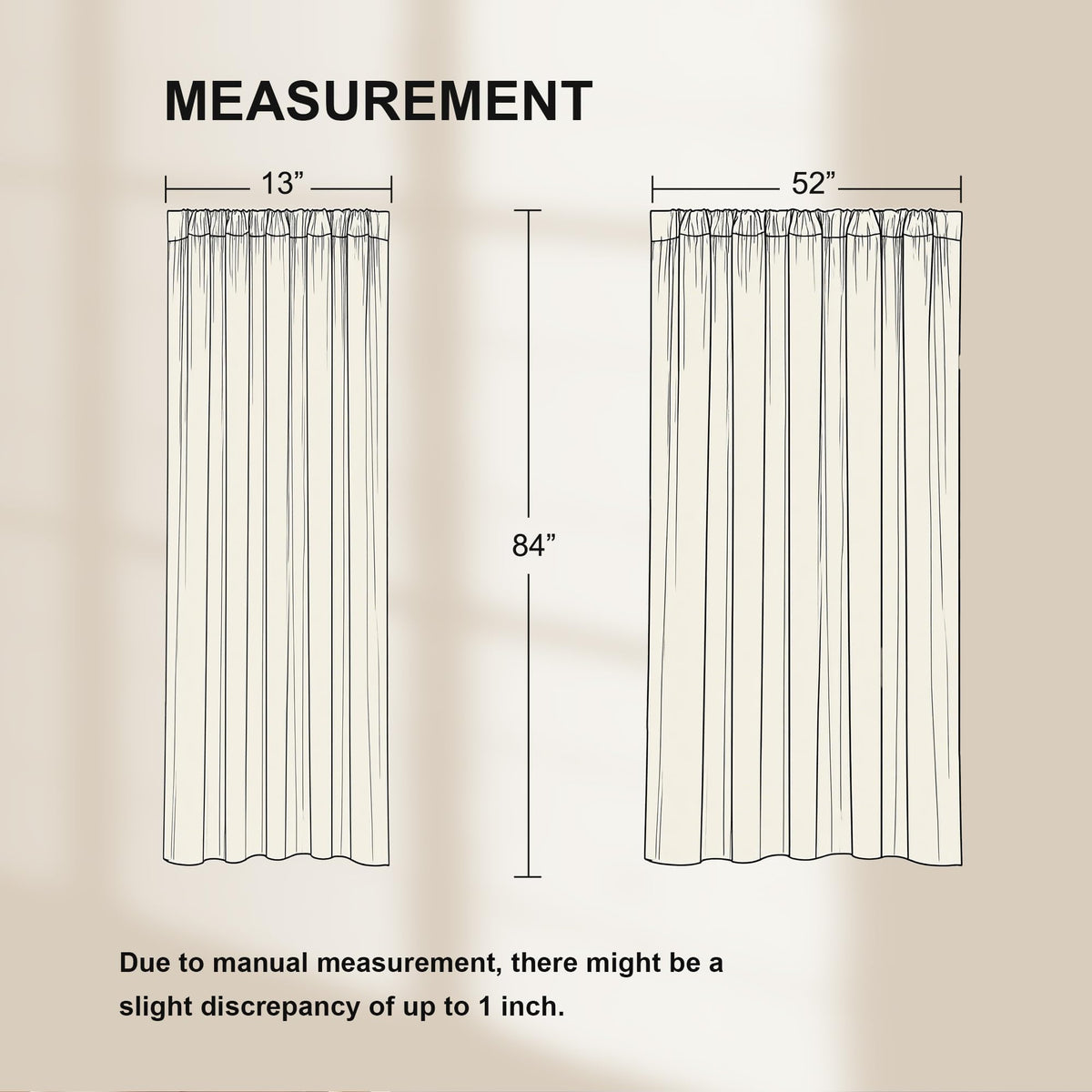 NICETOWN 2-panel set packaging and ready-to-hang design.