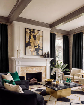 NICETOWN velvet curtains with back-tab design for secure, neat hanging.