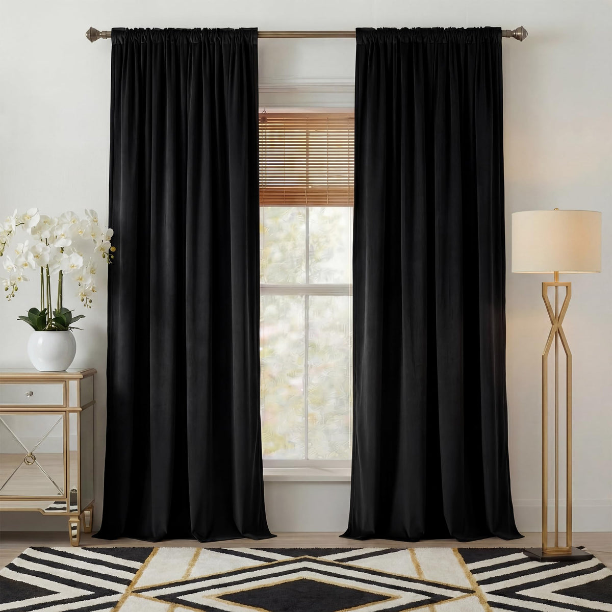 NICETOWN velvet curtains are machine washable for simple care and maintenance.