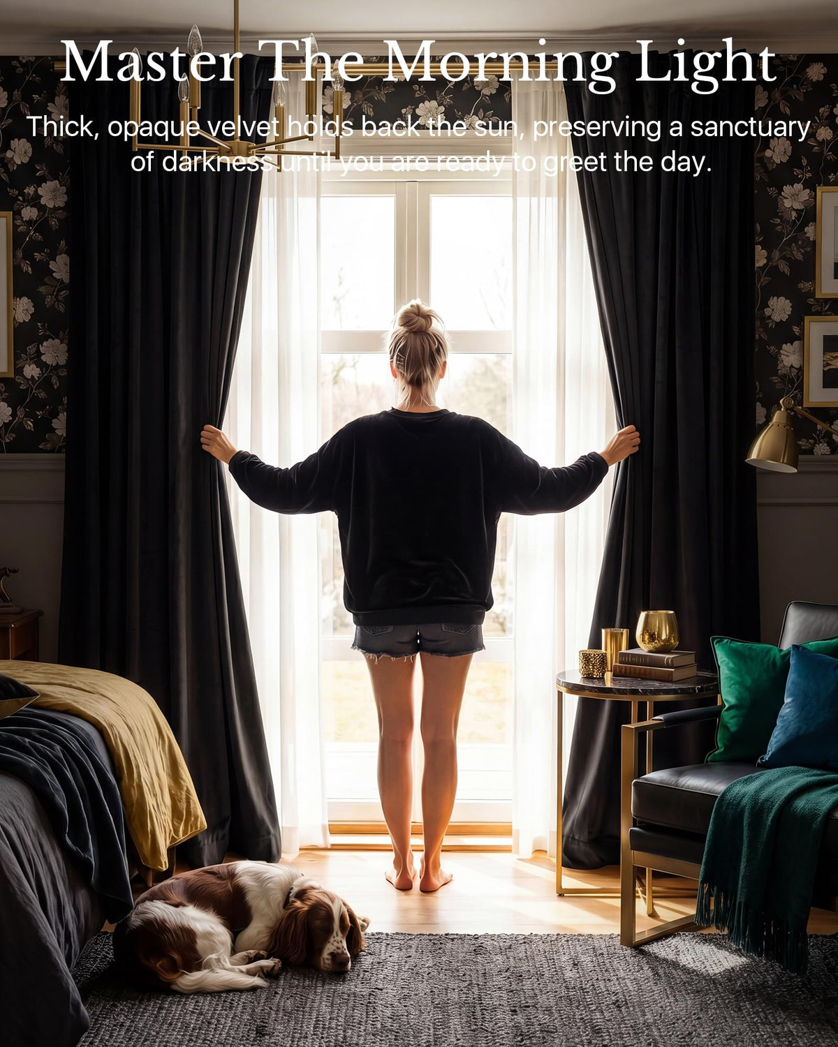 NICETOWN velvet curtains provide thermal insulation for year-round comfort.