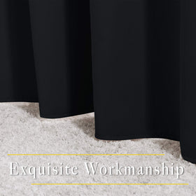 NICETOWN blackout curtain panel easy-care design, machine washable and wrinkle resistant