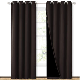 NICETOWN blackout curtains 84in for dining room offer light control and elegant style.