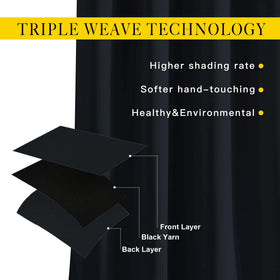NICETOWN blackout curtains soft fabric closeup showcases premium feel and wrinkle resistance.