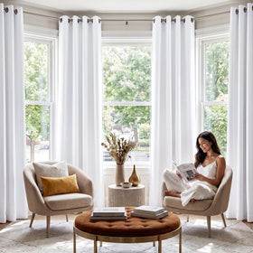 NICETOWN two-layer blackout with thermal insulation backing