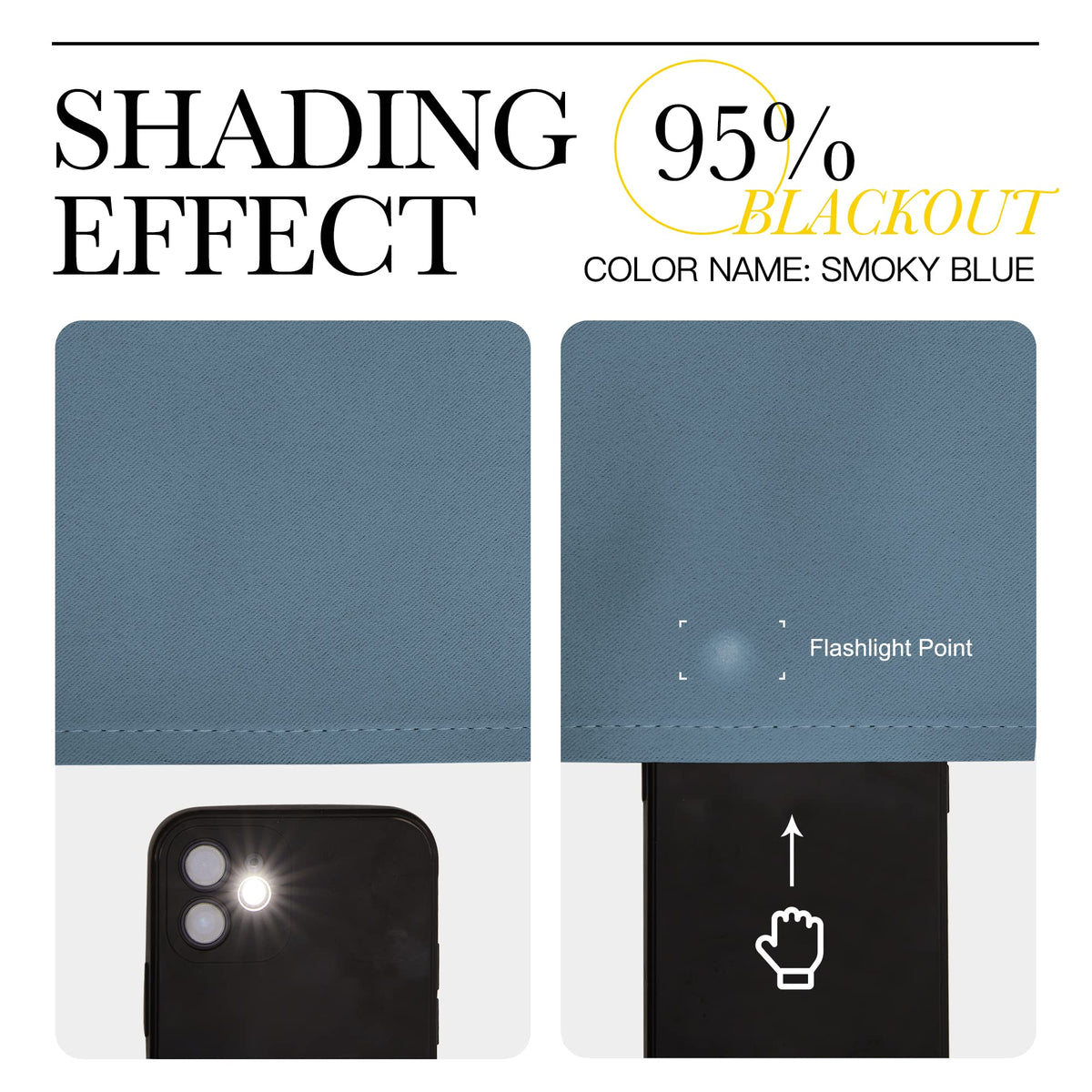 NICETOWN blackout panels support restful nights with enhanced darkness and noise buffering