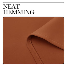 Nicetown burnt orange ready-made panels arrive wrinkle-free for immediate hanging