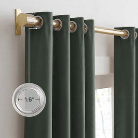 NICETOWN fabric texture close-up emphasizes heavyweight drape and premium quality.