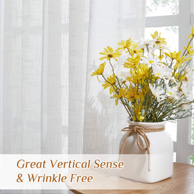 NICETOWN curtains are machine washable in cold water for easy care.