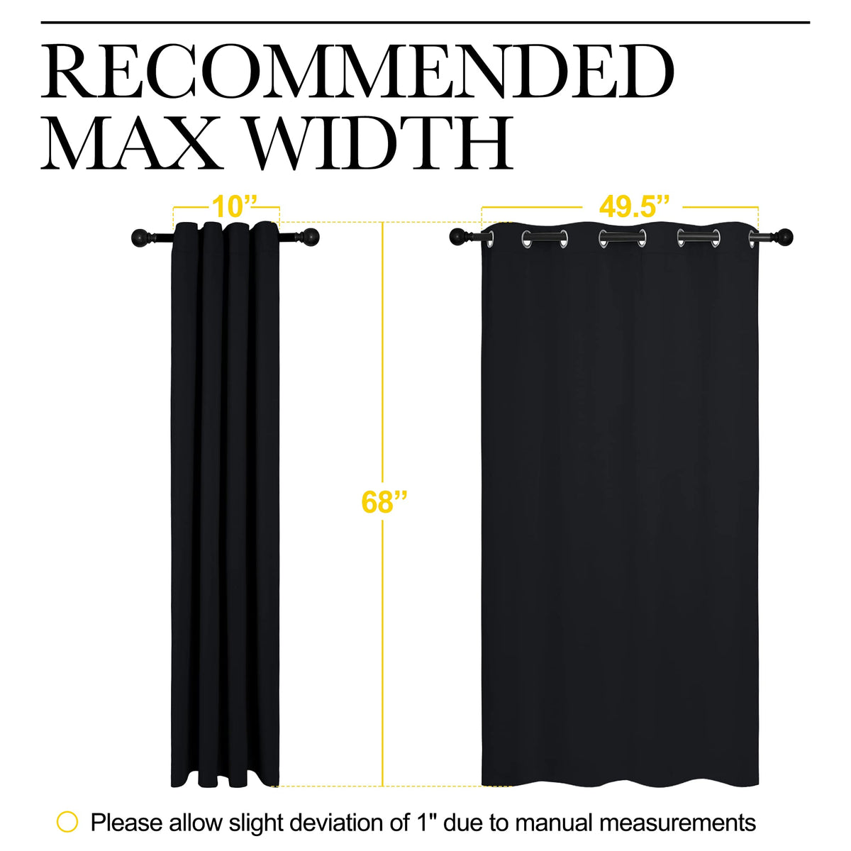NICETOWN machine-washable curtains for simple maintenance.