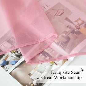 NICETOWN easy-hang voile canopy simplifies setup