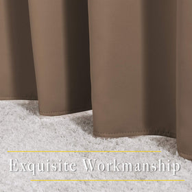 NICETOWN easy-install with silver grommets supports quick setup.