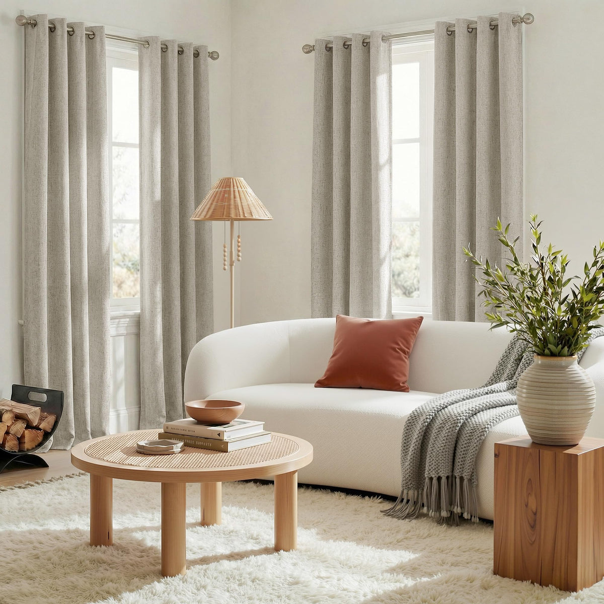 NICETOWN eco-friendly recycled yarn curtains for a sustainable home