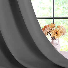 NICETOWN gray curtains add modern elegance to any window