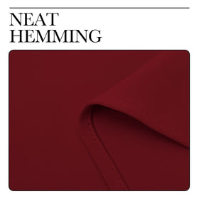 NICETOWN energy-smart burgundy drapes help balance room temperature