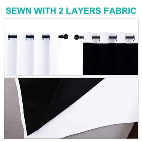 NICETOWN fabric close-up emphasizes durable triple-weave construction
