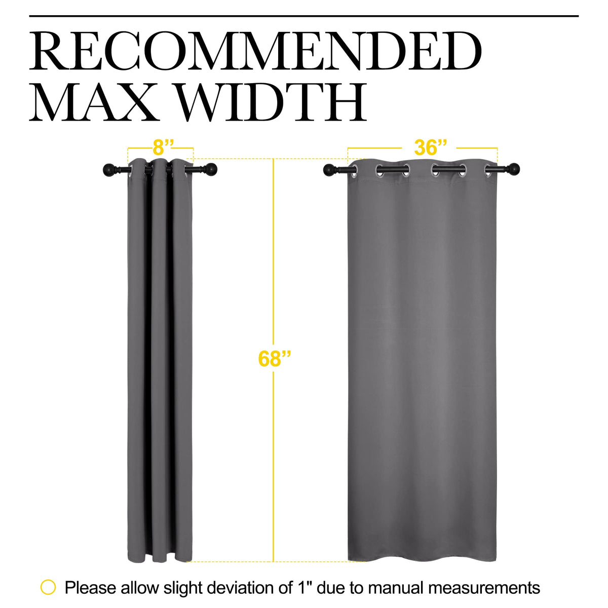 NICETOWN energy-saving drapes help protect furnishings from sun damage.