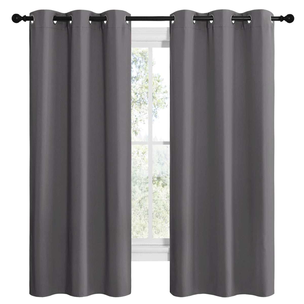 NICETOWN two-panel set ready for quick installation and cohesive bedroom styling.