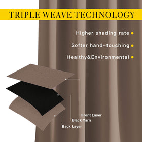 NICETOWN light-blocking curtains offer up to 99% darkness for late sleepers.