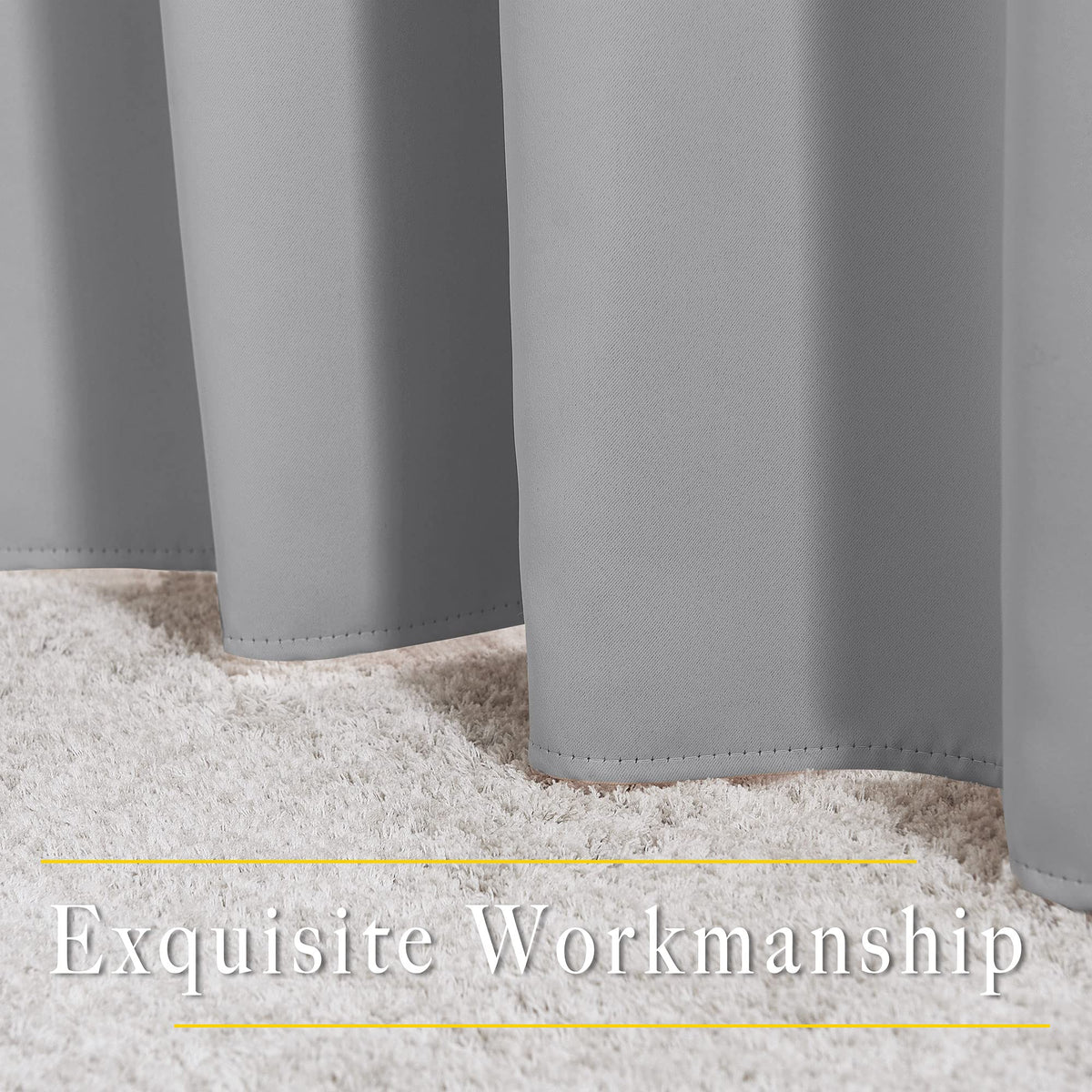NICETOWN wrinkle-free fabric resists creases for easy maintenance