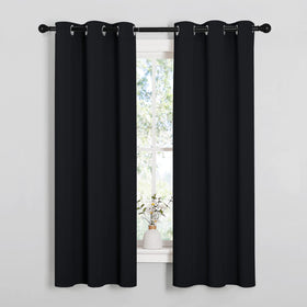 NICETOWN blackout curtains thermally insulate to help maintain comfortable room temperatures.