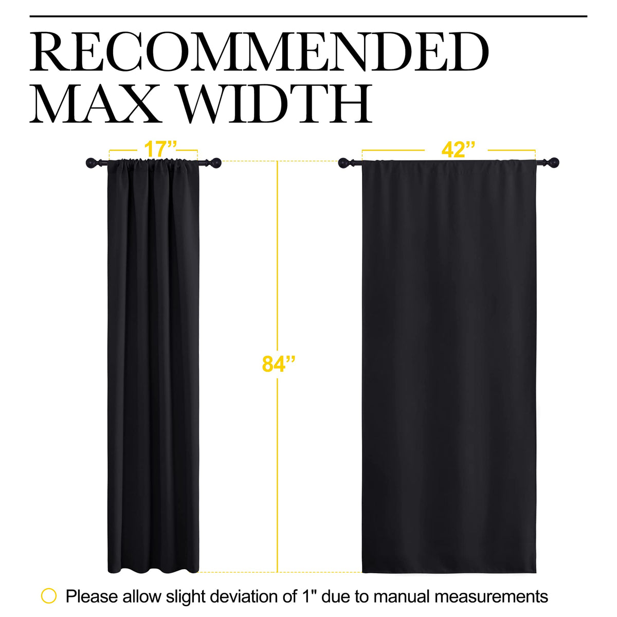 NICETOWN living-room blackout shades set of 2 offers versatile styling options