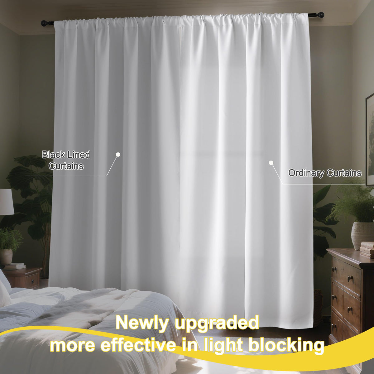 NICETOWN machine-washable care instructions for easy cleaning and care