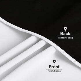 NICETOWN nursery white curtains create soft daylight control in a nursery