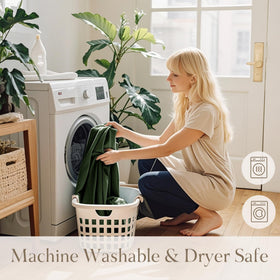 NICETOWN machine washable velvet curtains simplify care and upkeep