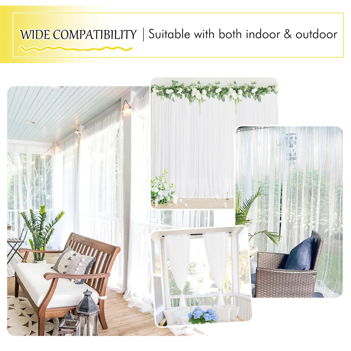 NICETOWN machine-washable netting stays fresh with cold-water care