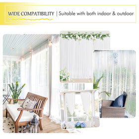 NICETOWN machine-washable netting stays fresh with cold-water care