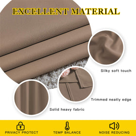 NICETOWN privacy-protecting drapes prevent visible view while keeping interiors comfortable.
