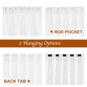 NICETOWN semi-sheer weave provides balanced light diffusion and privacy for living spaces.