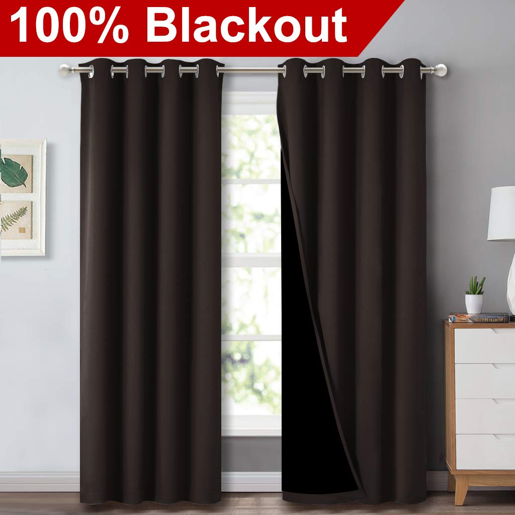 NICETOWN silver grommet close-up shows modern hardware and smooth curtain operation.