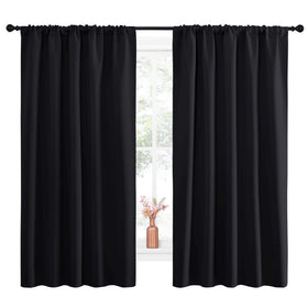 NICETOWN thermal insulated drapes reduce glare and help regulate room temperature.