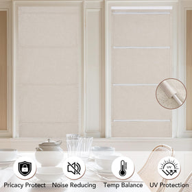 NICETOWN top adhesive-strip installation demonstrating damage-free mounting.