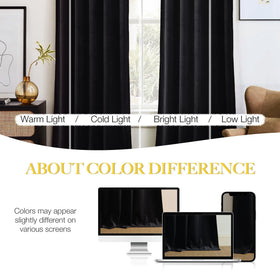 NICETOWN velvet blackout curtains care instructions and washing guidance
