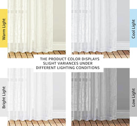 NICETOWN linen sheers let in soft light while preserving privacy.
