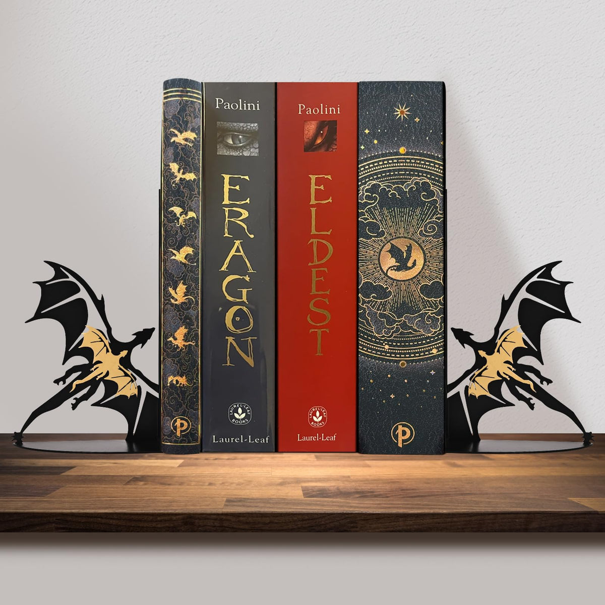 Nichake fantasy dragon decor bookends for living spaces