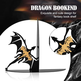 Nichake mantel display dragon bookends adding fantasy charm